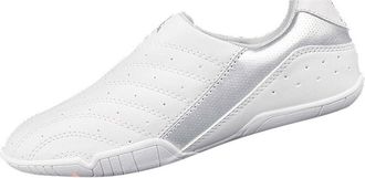 Generic Taekwondo Shoes Boxing Kung Fu Taichi Trainning Non-Slip Martial Arts for Men Women(10.5 UK Child) White