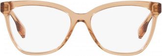 Burberry Cat-Eye Transparent Brown Eyeglasses - Brown