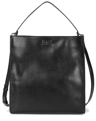 Tiffany & Fred Shiny Leather Tote
