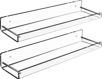 OEM Estante Para Ba&ntilde;o, Estante, 2 Piezas, Acr&iacute;lico, 309,5 Cm, Colgante, Art&iacute;culos Sanitarios, Soporte Para Papel Higi&eacute;nico Con Estante