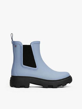 Tommy Hilfiger Rubberised Flag Cleat Rain Boots