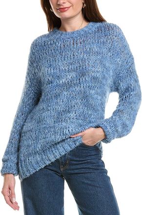 Color Block Wool-Blend Pullover