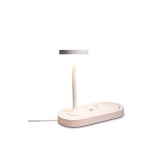 Netlighting Ceres Table Lamp White 6W 450lm LED USB & Induction Charger