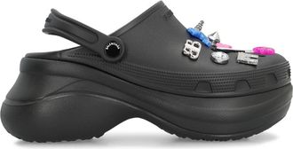 Balenciaga Rubberen klompen met Jibbitz-charms - Dames - Klompen - Zwart - 38 EU - Schoenen