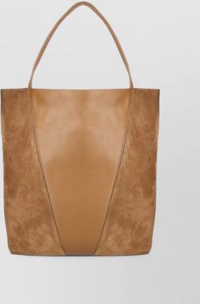 Chlo&eacute; spin tote bag dual tone leather