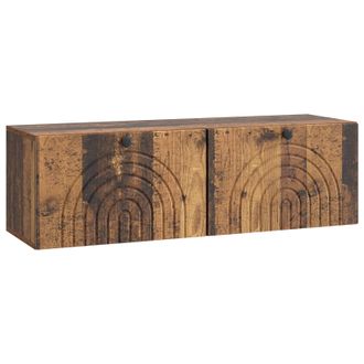 vidaXL Mueble Para Tv De Pared Madera Envejecida 98 X 31 X 30 Cm Vidaxl