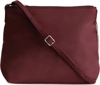 Yu Mei Borsa a tracolla Utility piccola con zip - Rosso