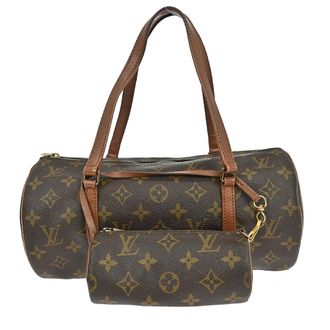 Louis Vuitton Papillon Handbag Monogram Canvas Brown Canvas Handbag (Pre-Owned)