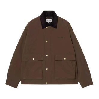 Carhartt Work in Progress Quentin Jacket - Heren - Zomerjassen - Bruin - M - Polyester - Jassen