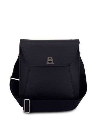Akris twist-lock leather crossbody bag - Black