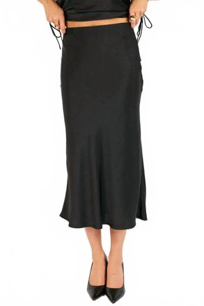 Sadie & Sage Ceremony Midi Skirt In Black