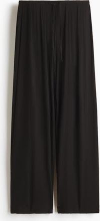 H&M Jersey Drawstring Pants in Black at Nordstrom, Size X-Small