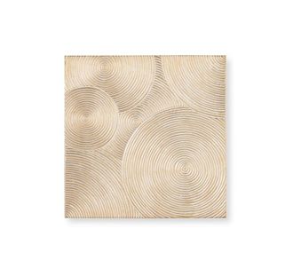 Giner&Colomer Cabecero de mdf dorado refinado 90 cm