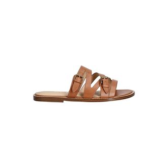 Guess Grayden Slide - Dames - Schoenen - Bruin - Maat: 39 EU Leer