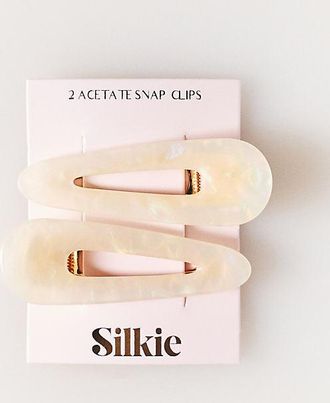 Anthropologie Silkie Acetate Snap Clips