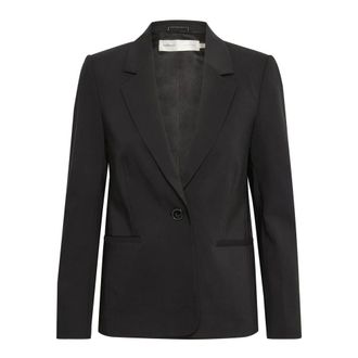 Inwear Blazers, female, Black, 2XL, Classic Short Black Blazer