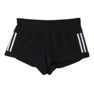 adidas (WMNS) adidas Gym Shorts Asia Sizing Black White AJ4851