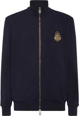 Billionaire Boys Club Tracksuit Jacket LS Crest - Heren - Vesten met rits - Blauw - XL - Katoen - Hoodies & sweatvesten