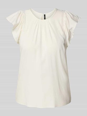 Vero Moda Regular Fit Blusentop aus Viskose-Mix Modell BELLA in Weiss, Gr&ouml;&szlig;e XS