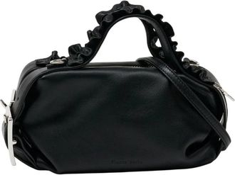 Simone Rocha Biker Frill Belt Bag - Bags - Mujer - Negro - ONE SIZE