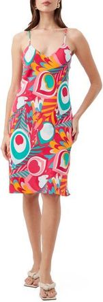 Trina Turk Arana 2 Printed Slip Dress in Multi at Nordstrom, Size 12
