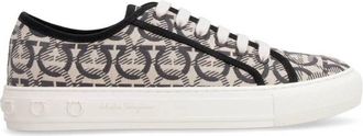 Ferragamo Ferragamo Wimbledon Gancini Low-Top Sneakers