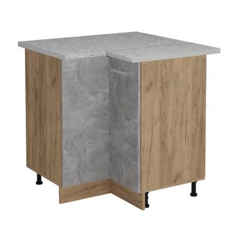Vicco Armario De Esquina R-line, Hormig&oacute;n, 75.6 Cm Et M&aacute;rmol, Vicco
