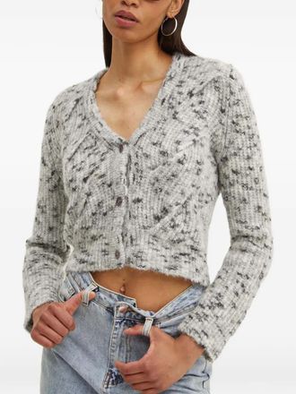 Moschino button-fastening cardigan - Grey