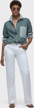 Hudson Kelli Loose Straight in White at Nordstrom, Size 32