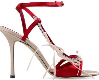 Jimmy Choo London Dames, Schoenen, Rood, Maat: 39 EU Leer