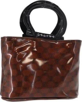 Celine Pre-owned Handbags, female, Brown, Size: ONE SIZE Pre-owned Plastic Handbag