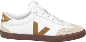 Veja Volley Leather Sneakers With Suede Details