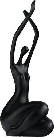 OEM Estatuilla De Yoga, Escultura Decorativa De Meditaci&oacute;n En Resina - Decoraci&oacute;n De Escritorio Para El Hogar O La Oficina