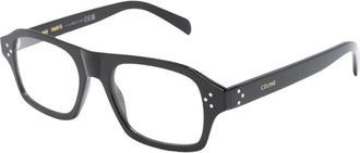 Celine Glasses, male, Black, Size: 51 MM Bold 3 Dots Hd Optical Frame