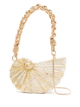 Isla Alana braided-strap shoulder bag - Yellow