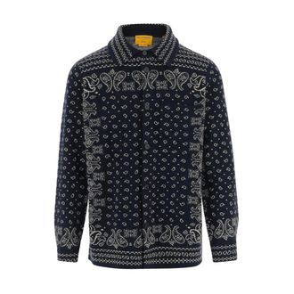 Guest In Residence Wild Rag Work Shirt - Heren - Truien - Zwart - Maat: L Zijde
