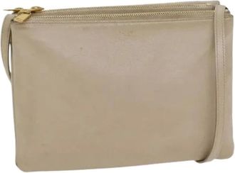 Celine Pre-owned Cross Body Bags, female, Beige, Size: ONE SIZE Pre-owned Vintage Cross Body Bag