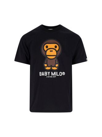 A Bathing Ape T-Shirt Logo Baby Milo