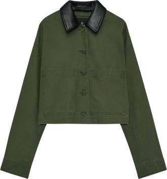 Anine Bing Light Jassen - Dames - Zomerjassen - Groen - XS - Jassen