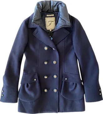 Fay navy blue peacoat Size S
