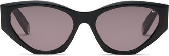 Philipp Plein Plein Capture Sunglasses Women in Black at Nordstrom, Size +0.00