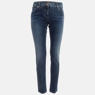 Roberto Cavalli Blue Faded Denim Jeans L Waist