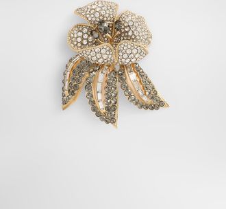 Dolce & Gabbana Flower Brooch - Man Bijoux Gold Metal Pz