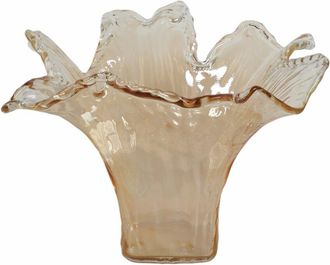 Sagebrook Home 19In Fontana Wide Italian Art Glass Vase