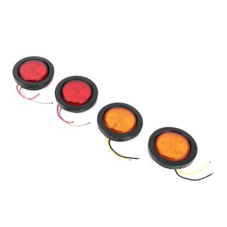 OEM Adecuado Para Cuatro Indicadores Led Redondos De 2,5 Pulgadas, 10v-30v, Apto Para Remolques De Camiones