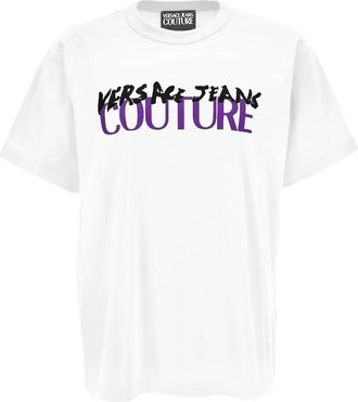Versace Jeans Couture T-shirts en polos - Heren - T-shirts - Wit - M - Tops