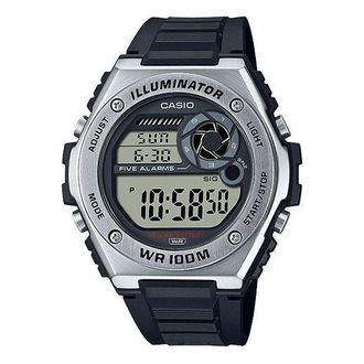 Casio Quartz Waterproof Sports Mens Black Digital MWD-100H-1A