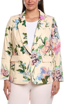 Tahari by ASL Tahari Asl Plus Sateen Blazer