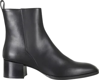 Roberto Festa Milano Black Loren Side Zip High Heel Leather Ankle Boots