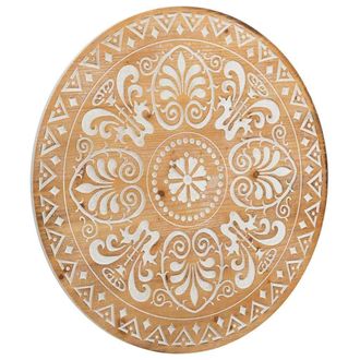 Wanderlust Deco Wanderlust Deco - Panel Decorativo De Madera Tallada Marr&oacute;n 60x0.6x60